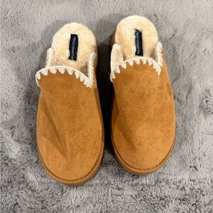 French Connection Tan Slippers